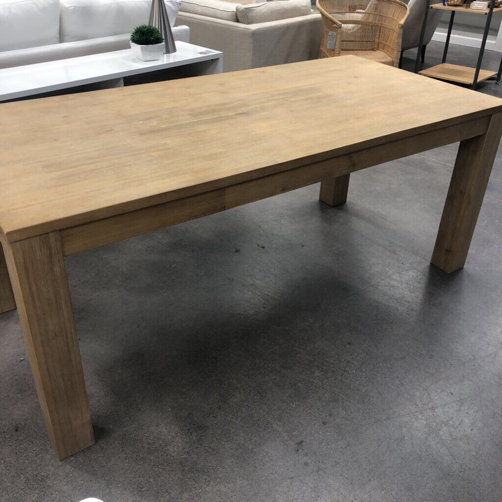 Wood Block Dining Table