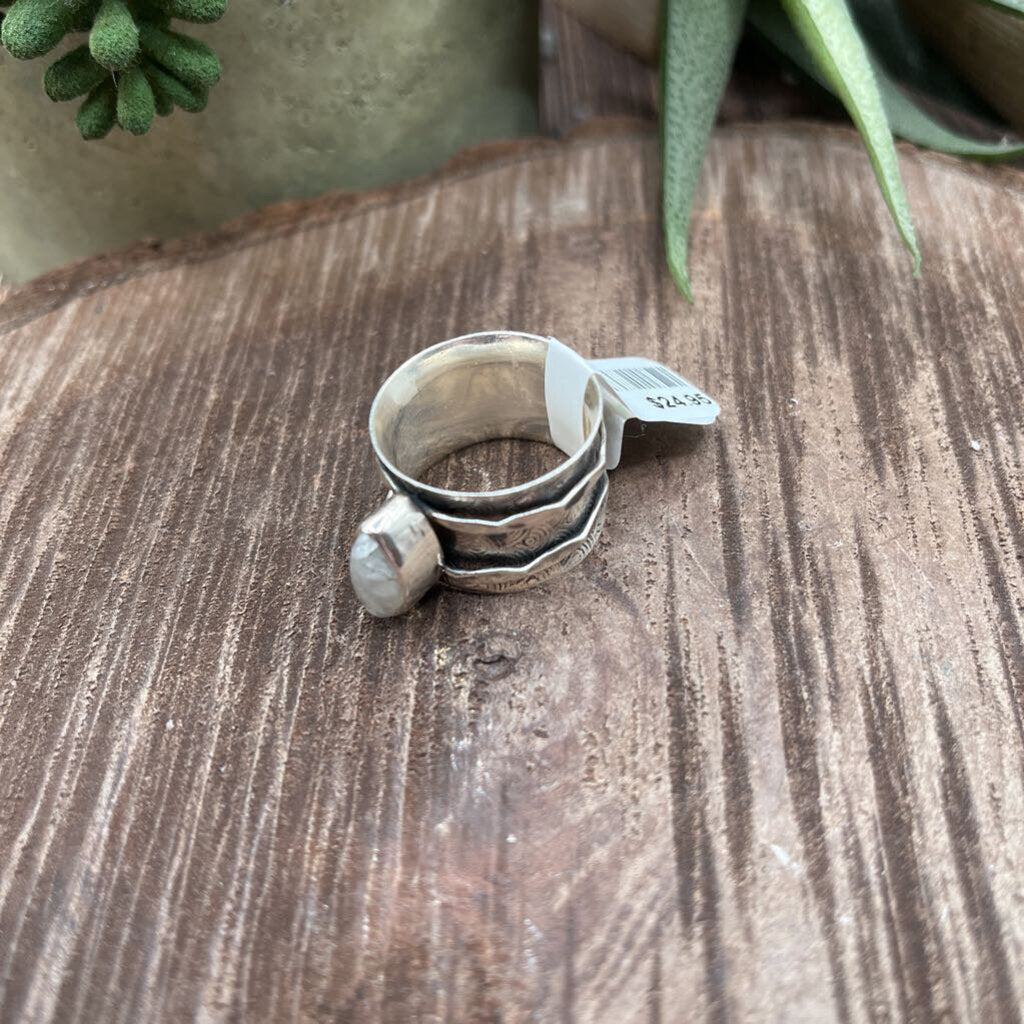 Moonstone Spinner Ring