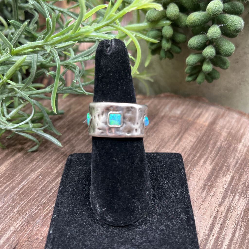 Sterling Opal Ring