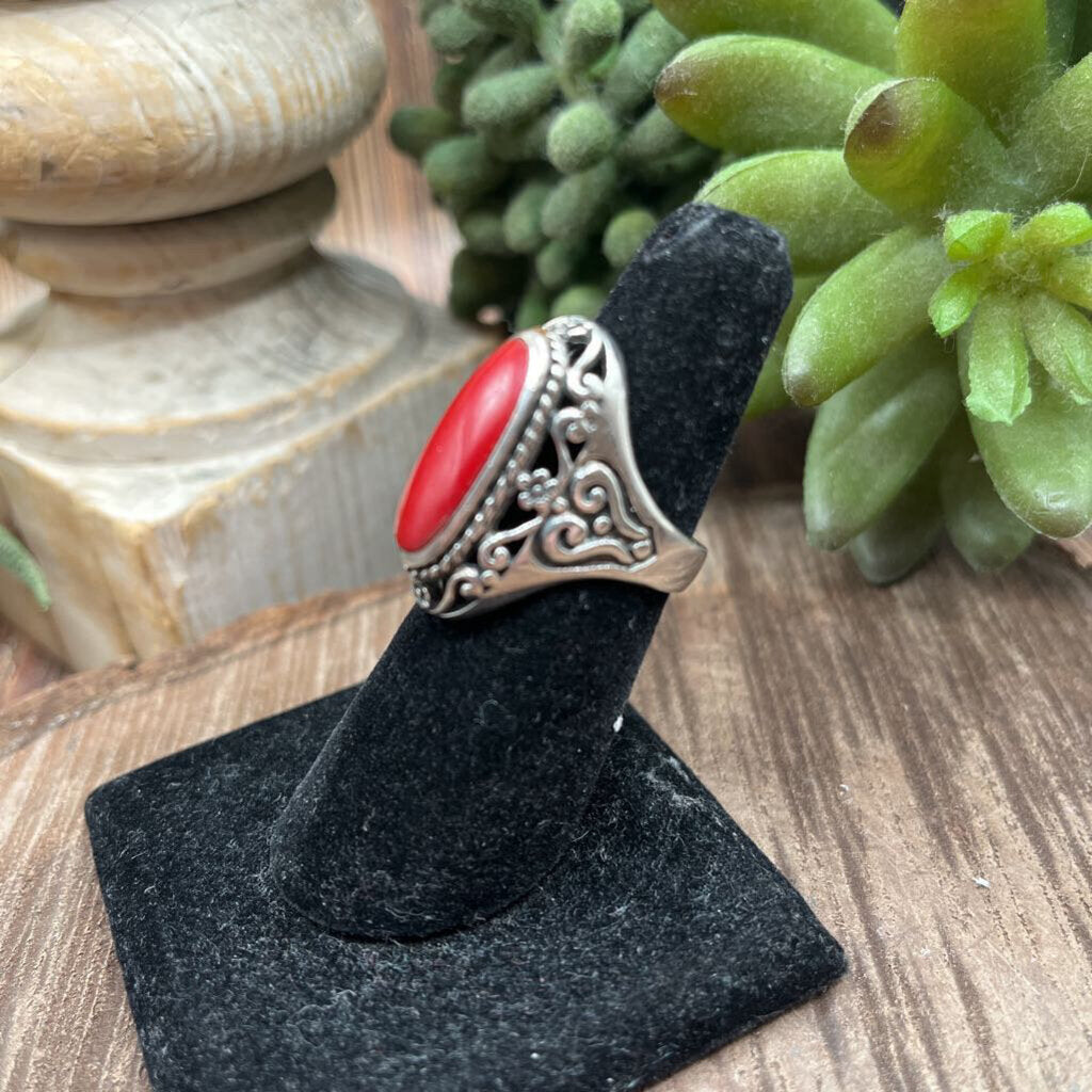 Sterling and Stone Ring