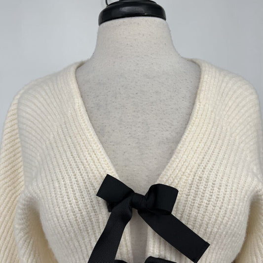 Anthropologie Bow Cardigan