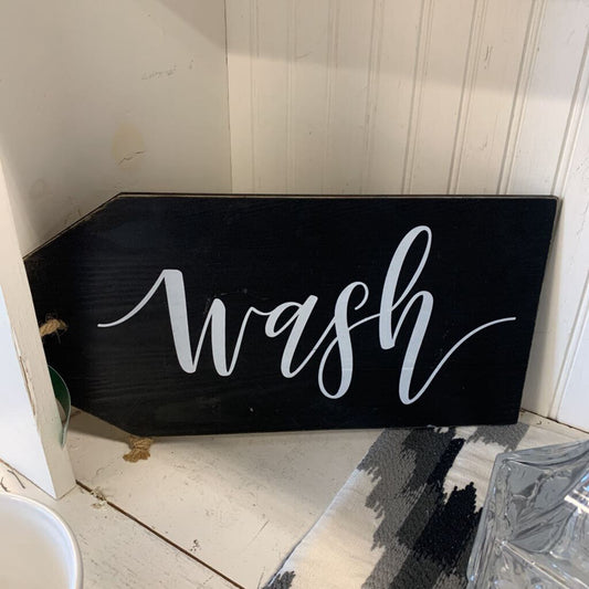 Wash Sign