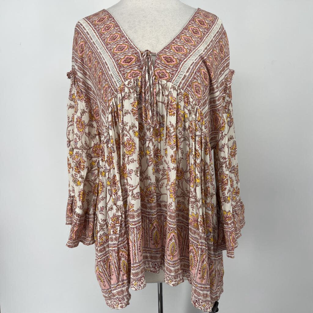 Free People 3/4 slv Shirt