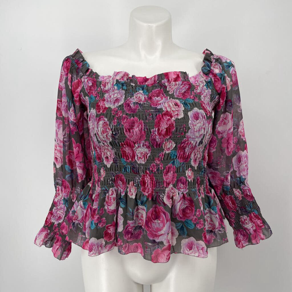 Torrid L/s Floral Shirt