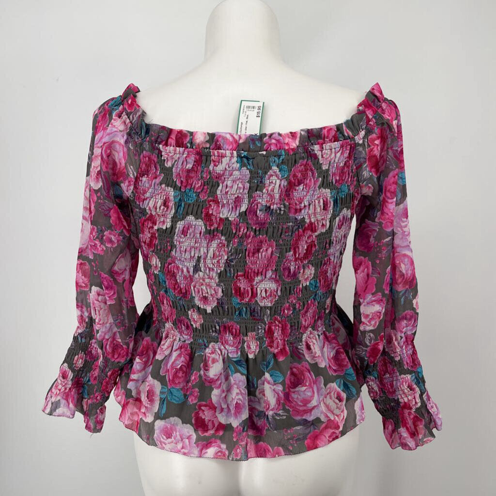 Torrid L/s Floral Shirt