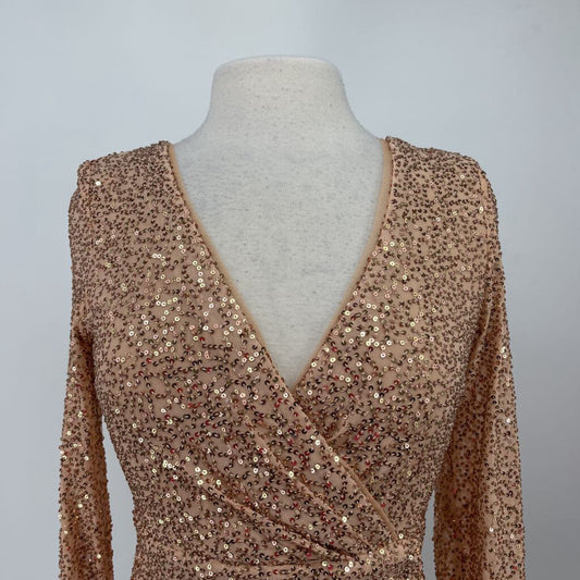 Betsy Adam l/s glitter Dress