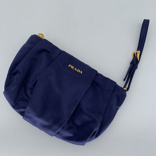 Prada Satin Wristlet