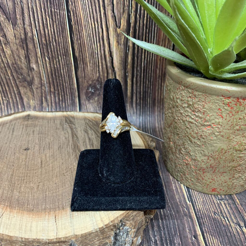 Marquise CZ 10k Ring