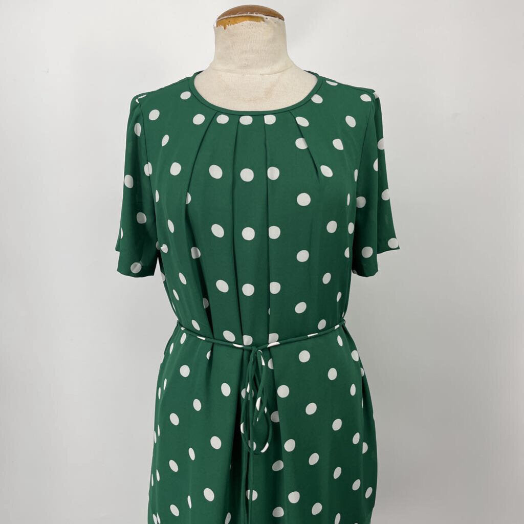 Ann Taylor S/s Polka Dot Dress