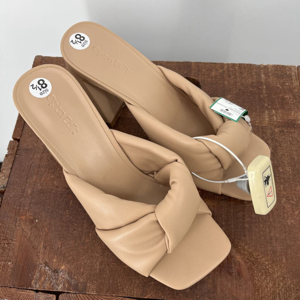 Open Edit Heeled Mule