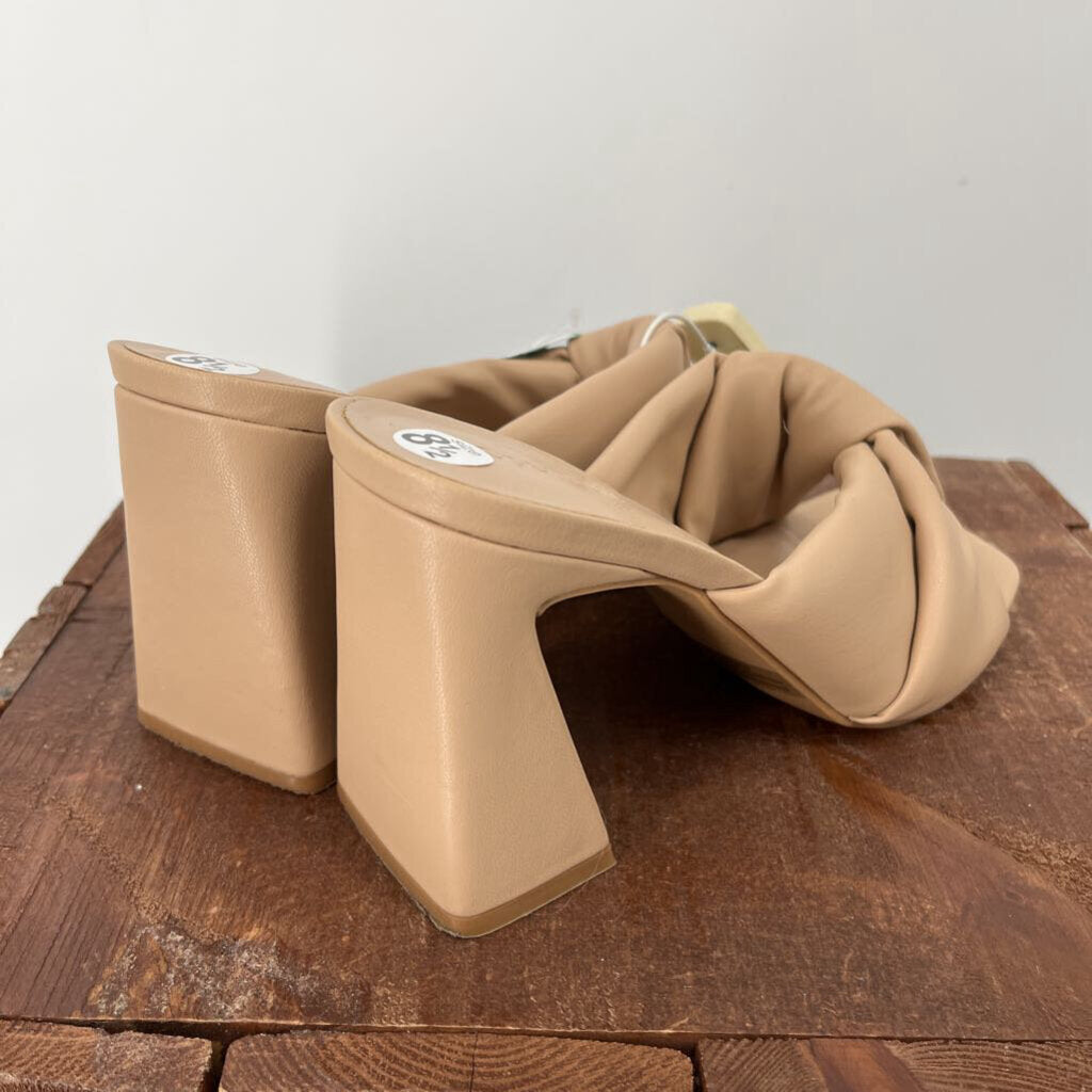 Open Edit Heeled Mule