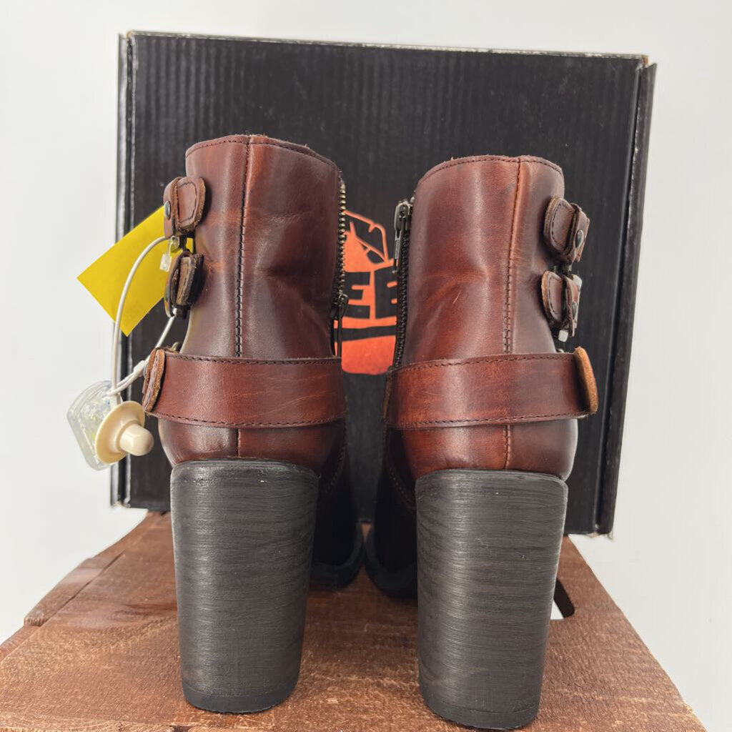 Free Bird Leather Bootie