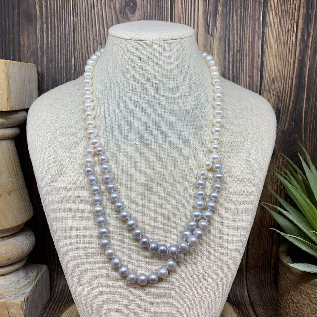 14K WG Pearl Necklace