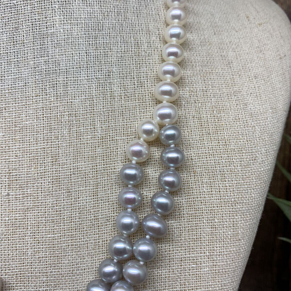 14K WG Pearl Necklace