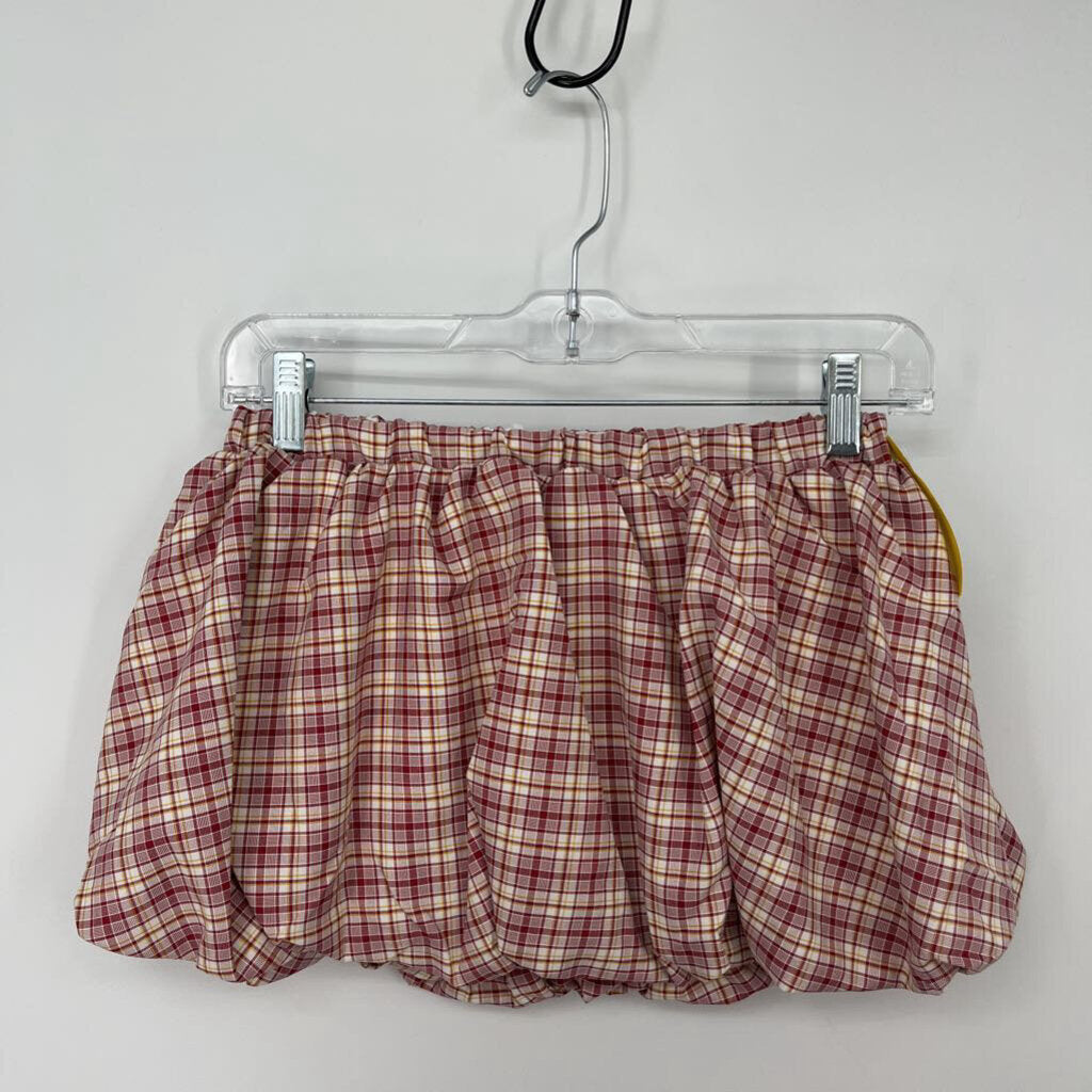 White Fox Plaid Shorts