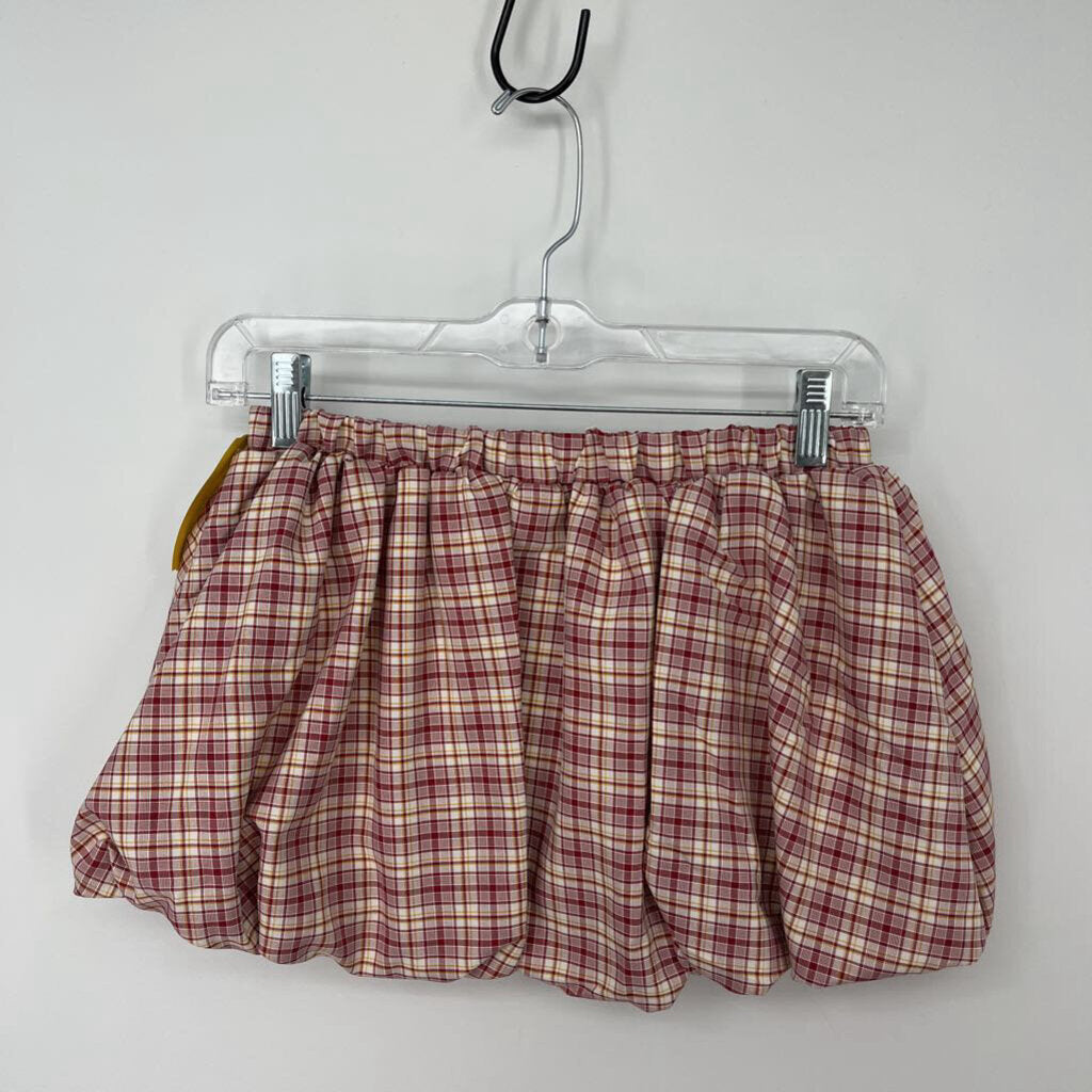 White Fox Plaid Shorts