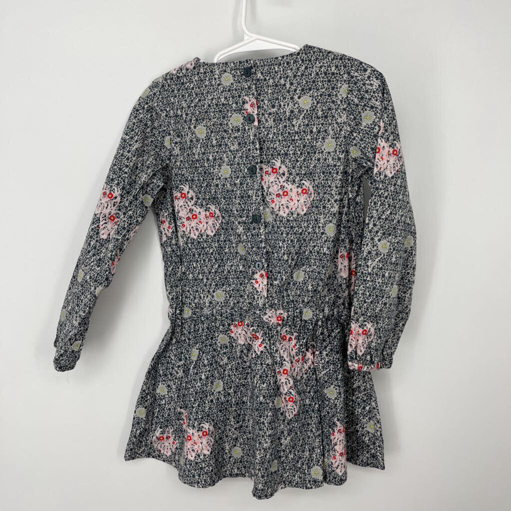 Wheat L/s Floral dress