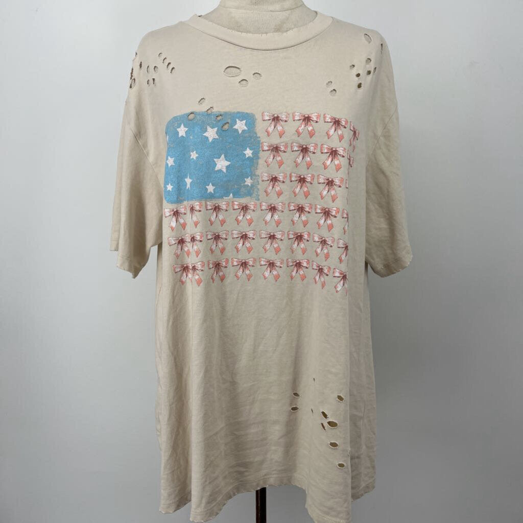 the Post Distressed Tee Shirt