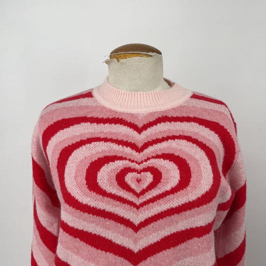 &Merci L/s Heart Sweater