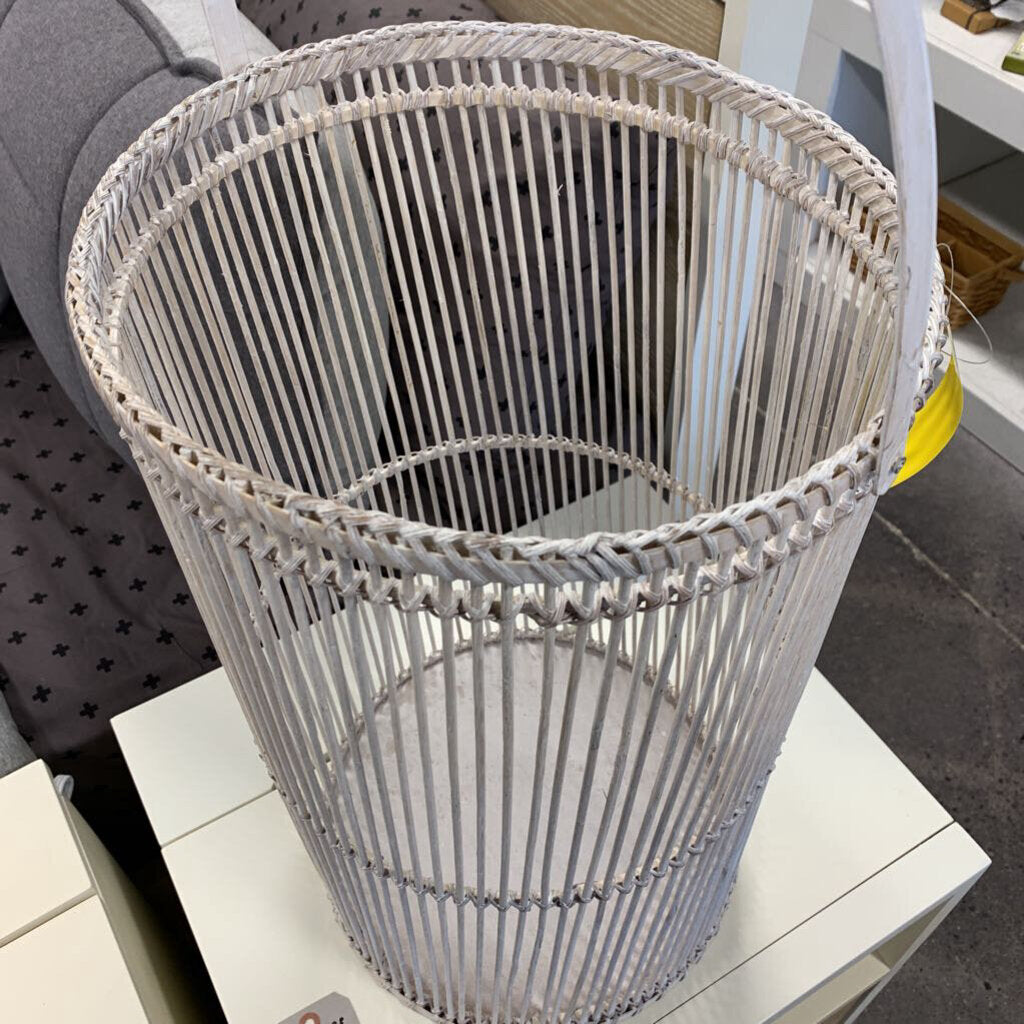 Wicker Cylinder Basket