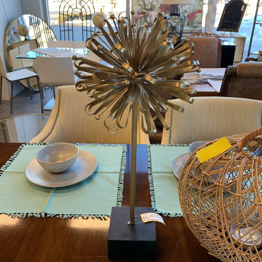 Spikey Metal Ball on Stand