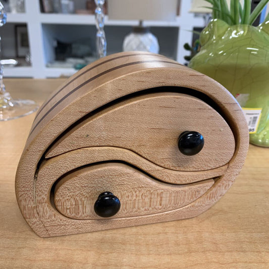 Domed Wood Jewelry Box