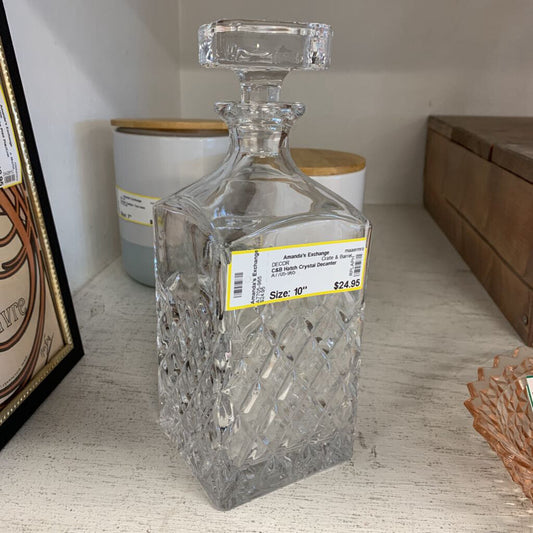 C&B Hatch Crystal Decanter