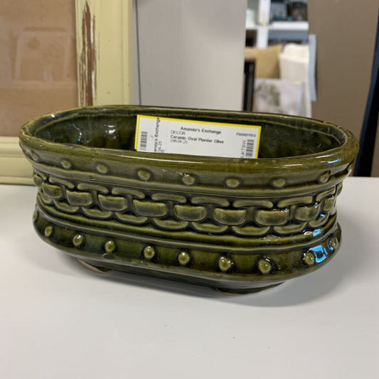 Ceramic Oval Planter