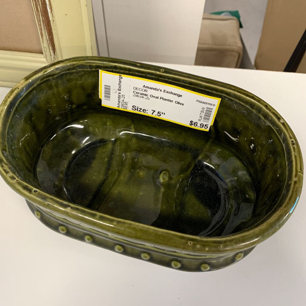 Ceramic Oval Planter