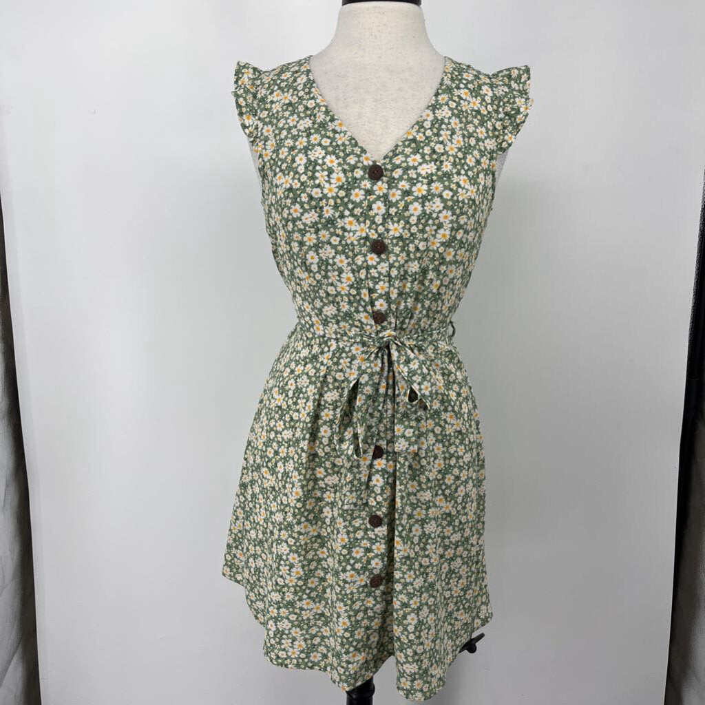 Monteau S/s Floral Dress