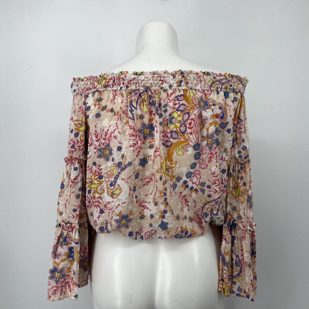 Free People L/s Floral Shirt