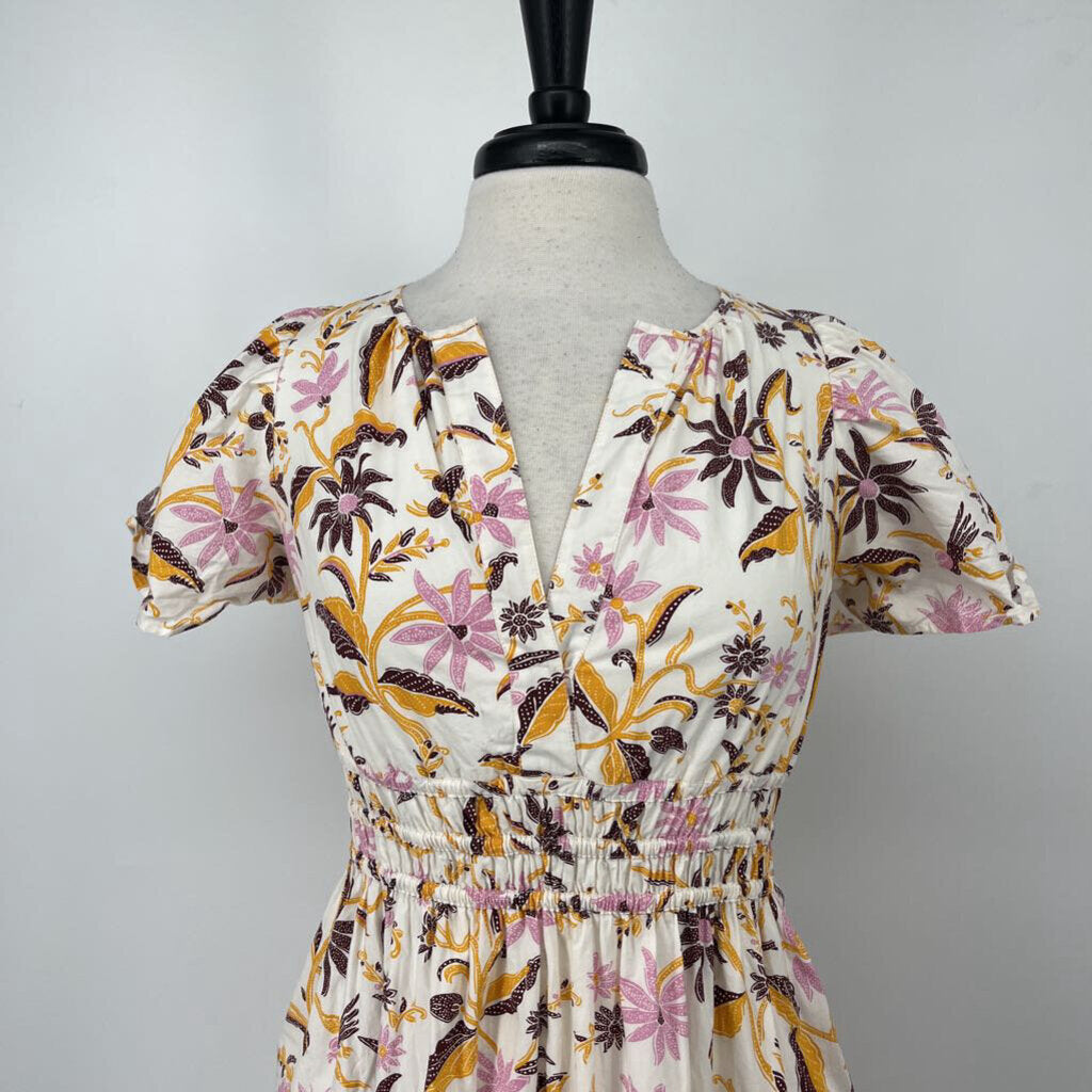 Anthropologie S/s Floral Dress