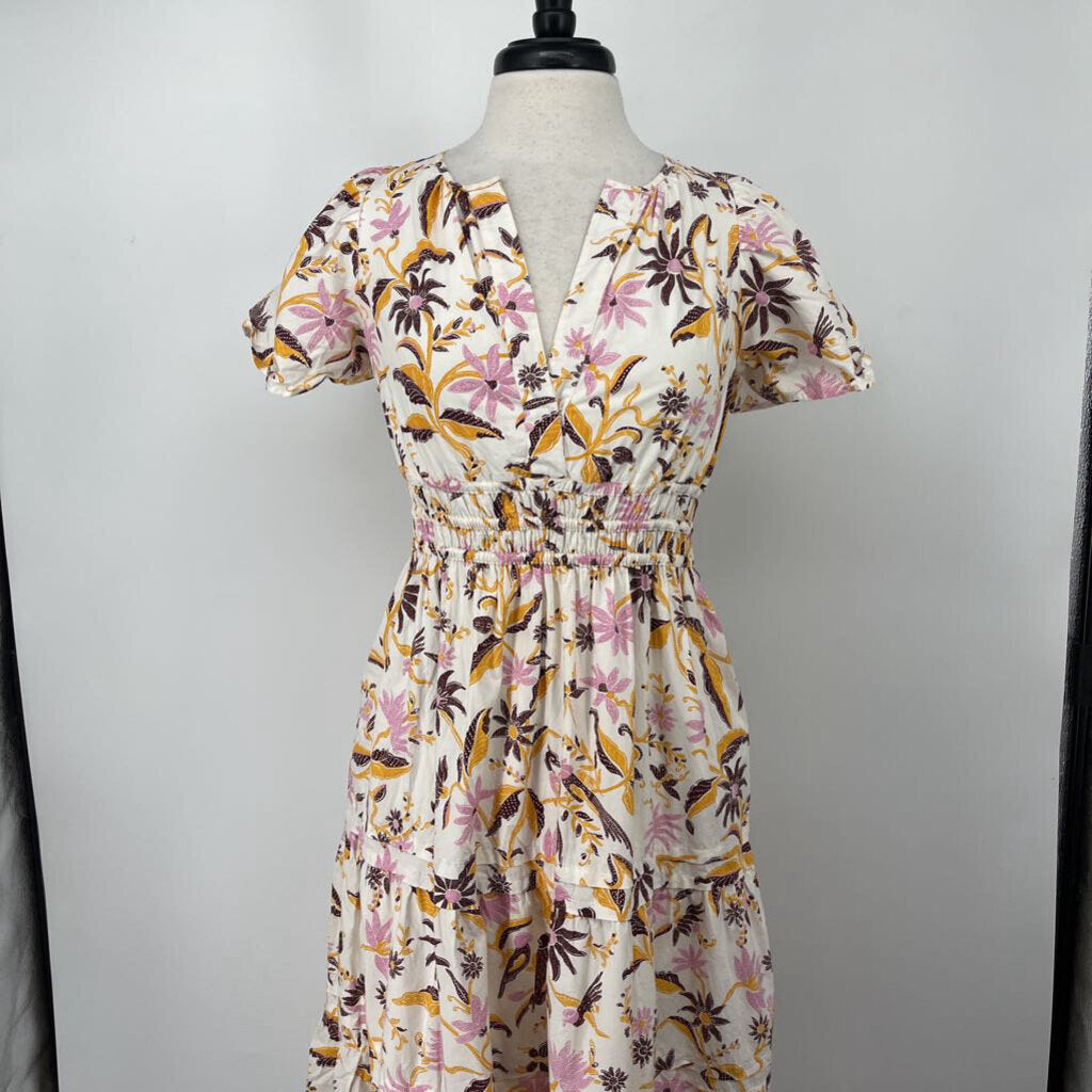 Anthropologie S/s Floral Dress