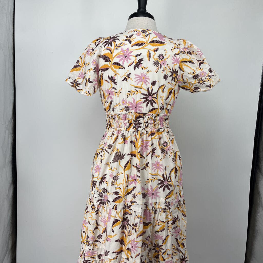 Anthropologie S/s Floral Dress