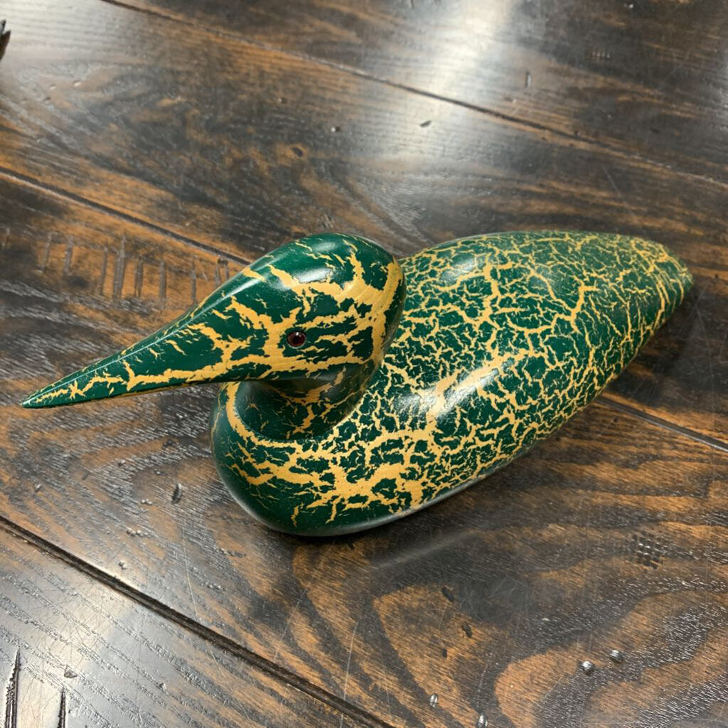 Carved Wood Duck Decoy