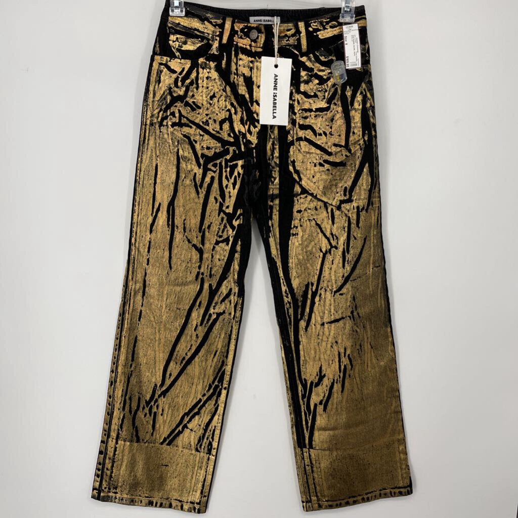 Anne Isabella metallic Jeans