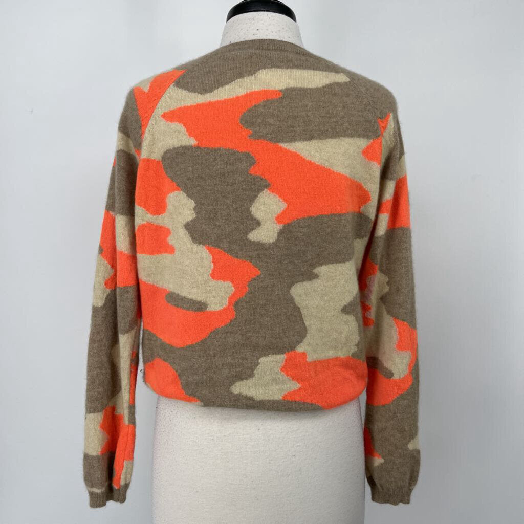 Brodie Cashmere Camo Sweater