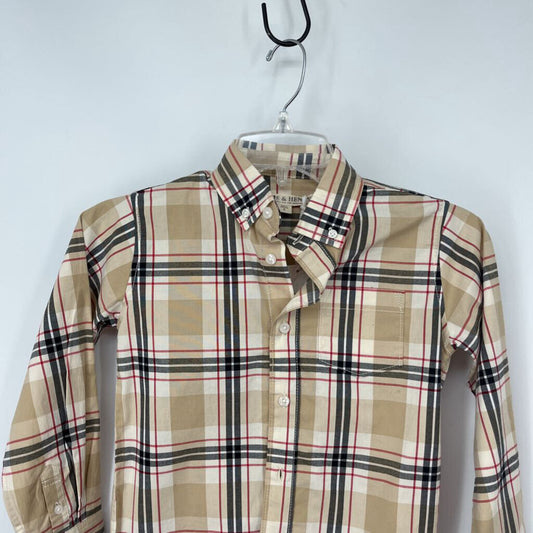 Hope & Henry L/s Plaid Shirt