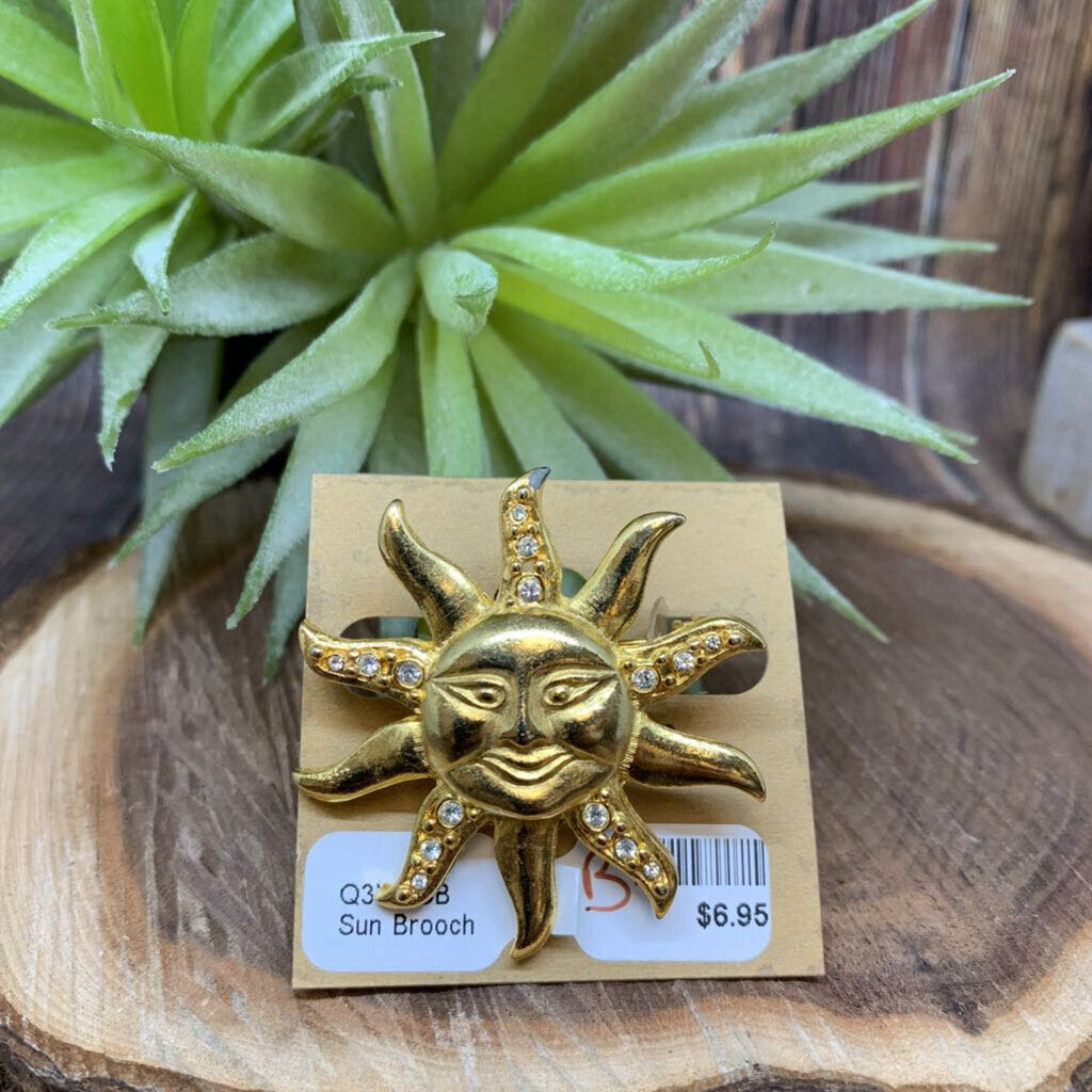 Sun Brooch