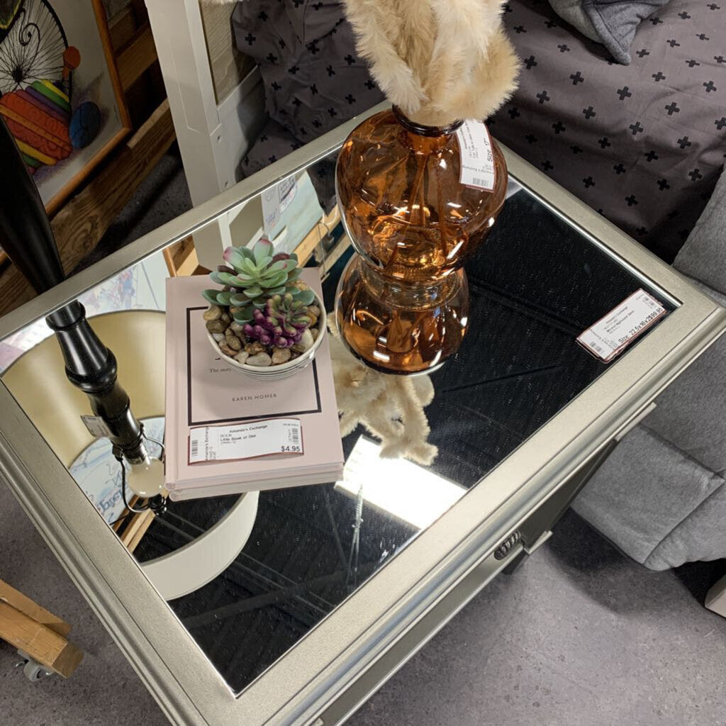 Mirrored Nightstand