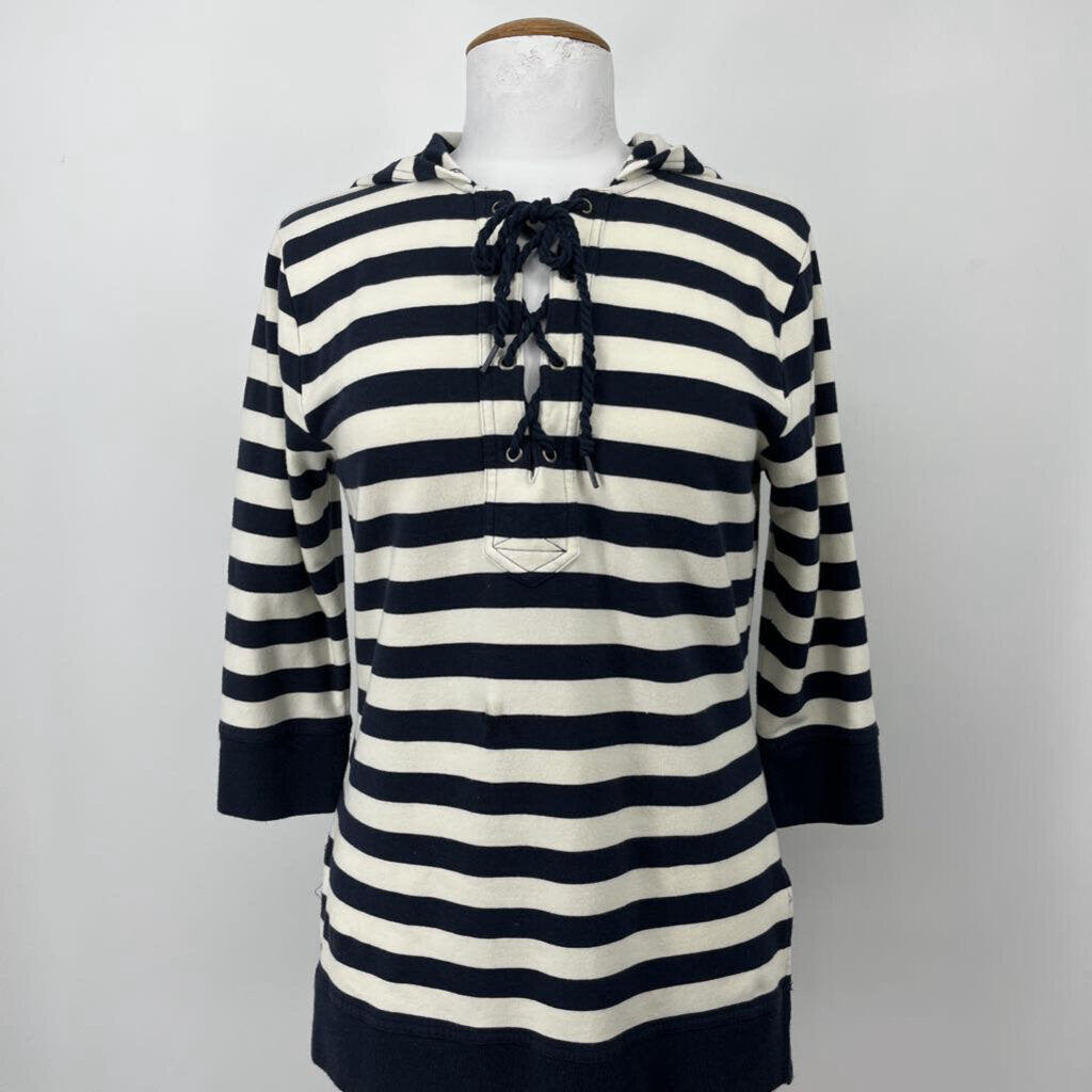 Stem 3/4 Slv Stripe Shirt