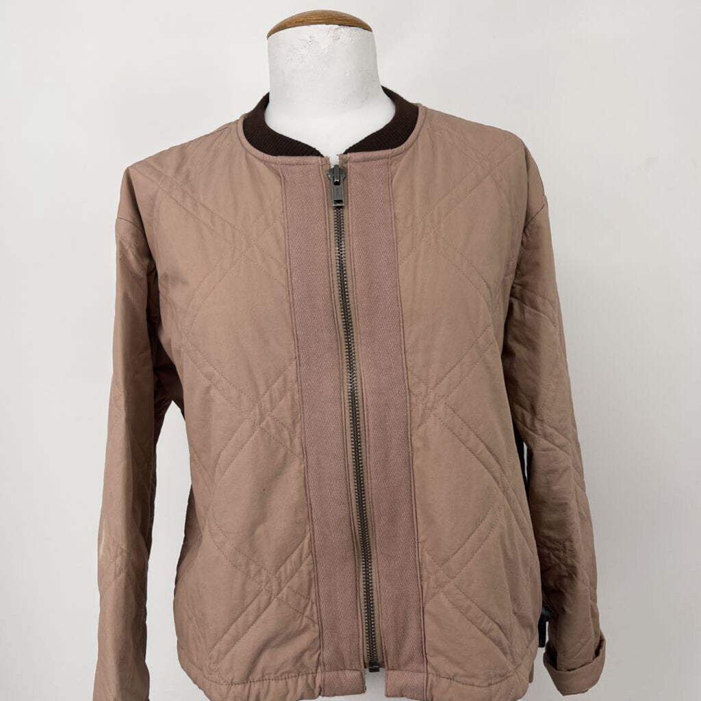 Free People Quilted Bomber Jacket