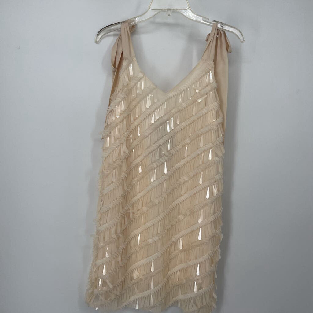 G.P.D. Slvls Tear Drop Sequin Dress