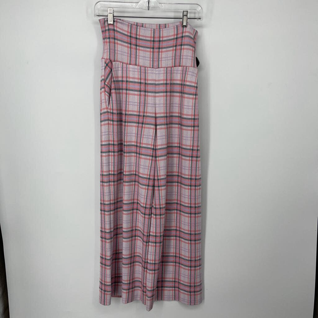 Cabi Wide Leg Plaid Pants