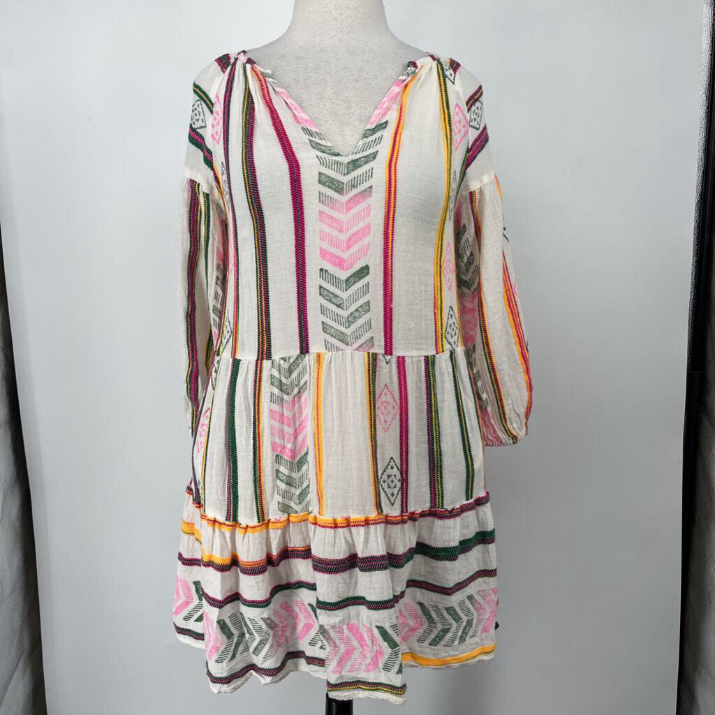 Velvet L/s Stripe Dress