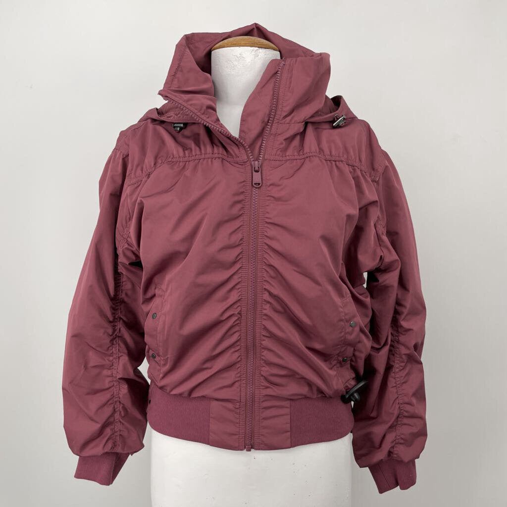 Athleta Hooded Bomber Jacket