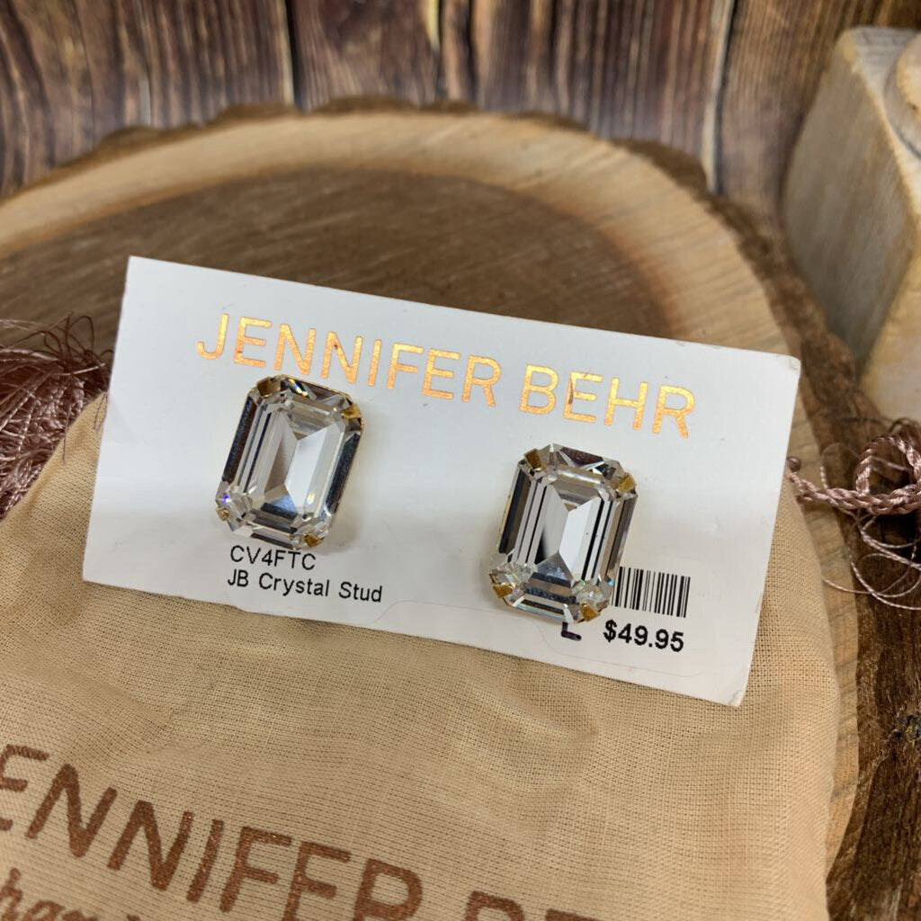 Jennifer Behr Crystal Stud Earrings