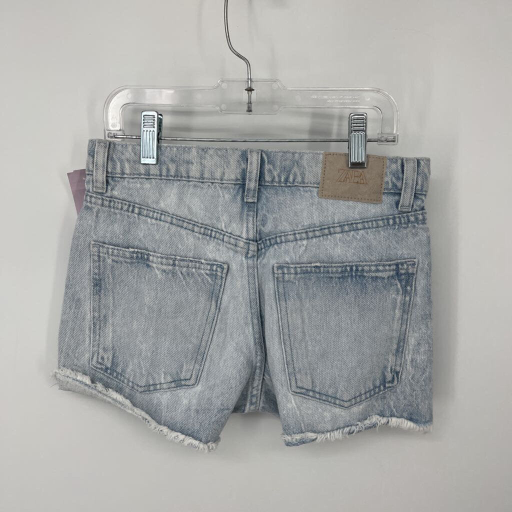 Zara Floral Jean Shorts