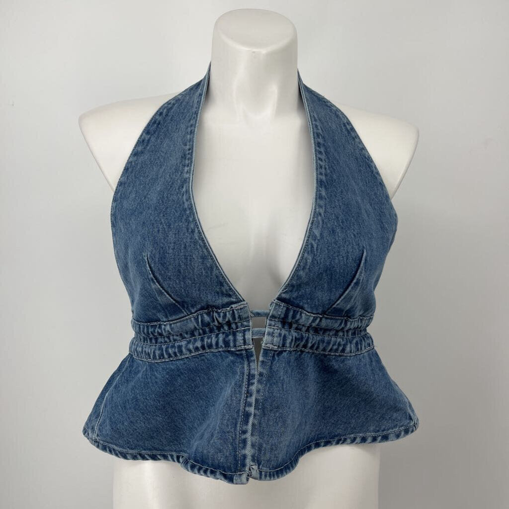 Princess Polly Denim Crop Top