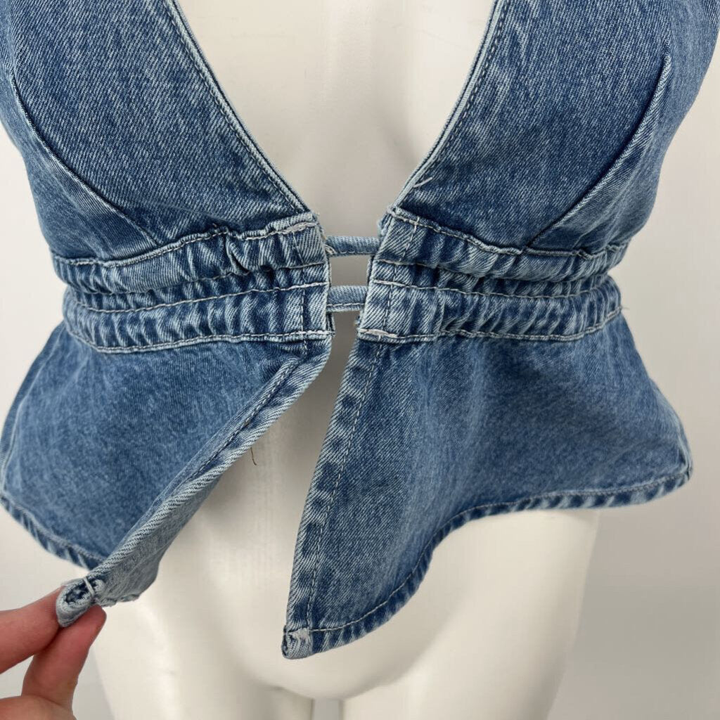 Princess Polly Denim Crop Top